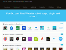 Tablet Screenshot of fox-dl.com